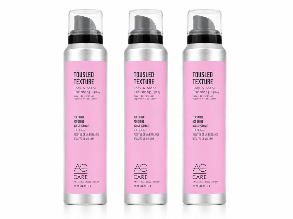 AG Care Tousled Texture Body & Shine Finishing Spray 5 oz 143g Lot of 3